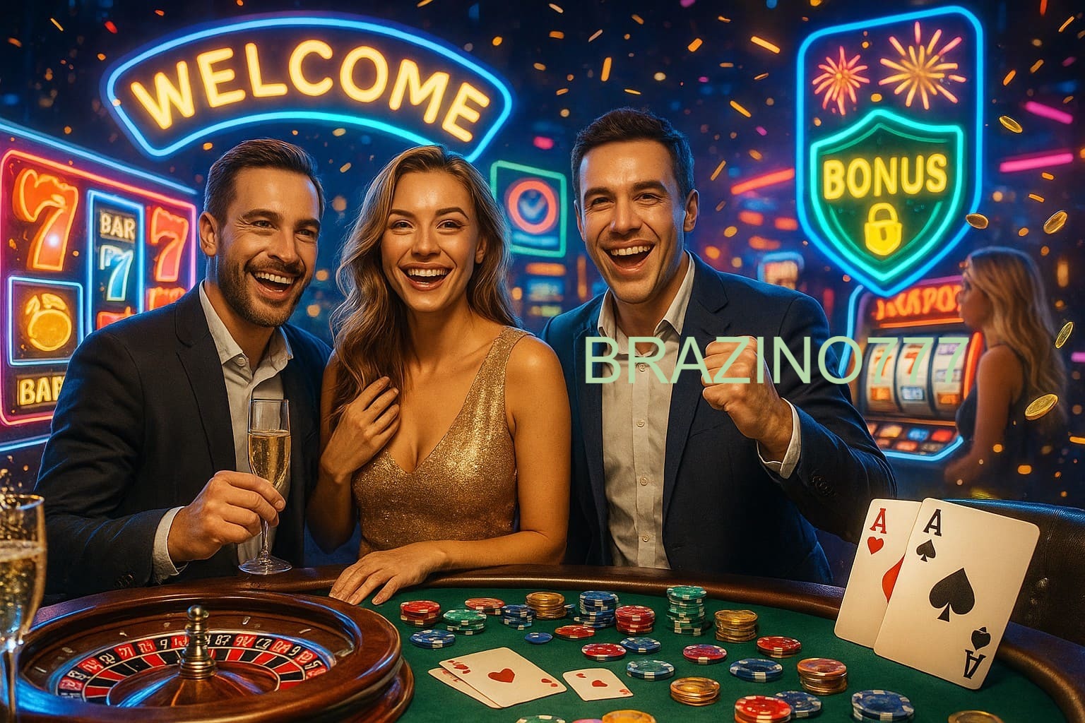 Jogos emocionantes no BRAZINO777